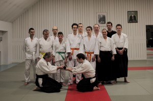 Remise de la ceinture noire à Kévin